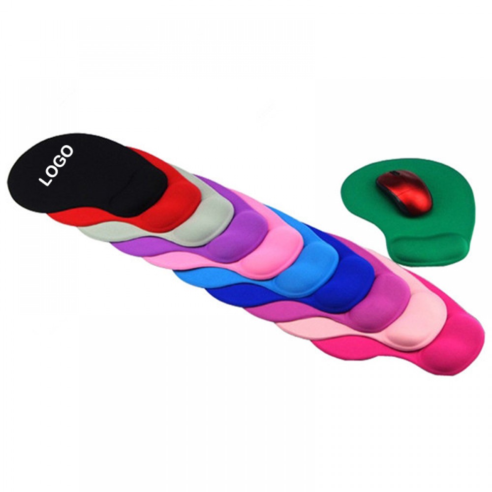 Custom Printed Gel Neoprene Mouse Pad With Wrist Rest Custom Printed Gel Neoprene Mouse Pad With Wrist Rest
