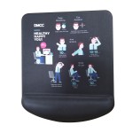 Mouse Pad with Wrist Rest with Logo