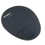 Personalized Soft-Top Mouse Pad w/ Ergo-gel Wrist Rest - Screen Print