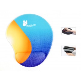 Silicone Mouse Pad With Wrist Rest with Logo