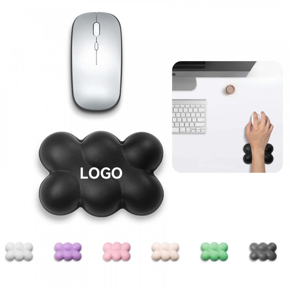 Mouse Cushion Wrist Rest Mat Custom Imprinted
