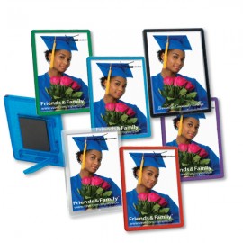 2 x 2 7/8 Translucent Magnetic Snap-In Frame with Logo