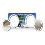 30 Mil Double Punch Picture Frame Magnet (7"x4") Logo Branded