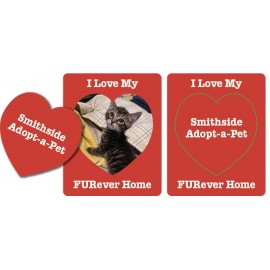 Magnet - Paw Shape Picture Frame (3x3.75) - 20 mil. with Logo  Magnet - Paw Shape Picture Frame (3x3.75) - 20 mil. with Logo