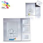 Art Status Puzzle Design 4-in-1 Magnetic Frame with Logo