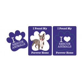 Magnet - Paw Shape Picture Frame (3x3.75) - 25 mil. Custom Printed