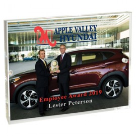 Personalized Laser Engraved Acrylic Magnetic Frame (6"x 8"x 3/4")  Personalized Laser Engraved Acrylic Magnetic Frame (6"x 8"x 3/4")
