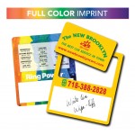 Customized Write-On/ Wipe-Off Full Color Framer Magnet (34 mil)