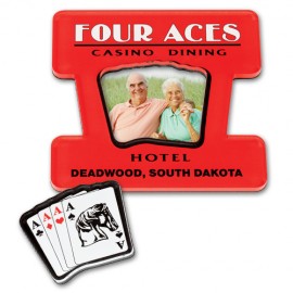 13-20 Sq. In. Custom Shape Acrylic Magnet Frame Custom Printed  13-20 Sq. In. Custom Shape Acrylic Magnet Frame Custom Printed