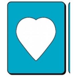 Custom Printed Photo-Mag Plus Magnetic Frame- Heart Center Custom Printed Photo-Mag Plus Magnetic Frame- Heart Center