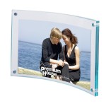 Arc 4 x 6 Acrylic Frame with Logo
