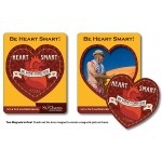 30 Mil Laminated Picture Frame Magnet w/Heart Punch Out Custom Imprinted