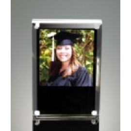Acrylic Photo Frame, 4" x 6" with Logo  Acrylic Photo Frame, 4" x 6" with Logo