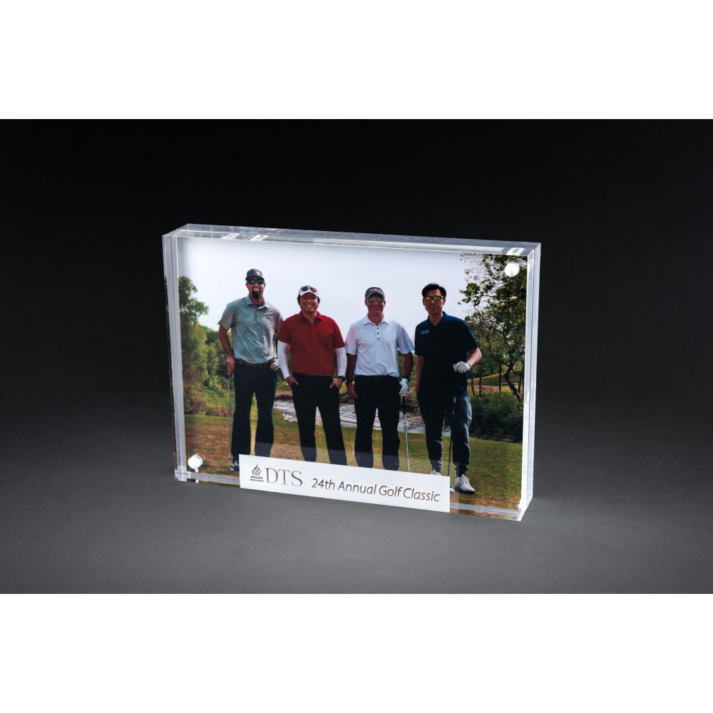 Logo Branded 2.5 x 3.5 MAGNETIC PICTURE FRAME