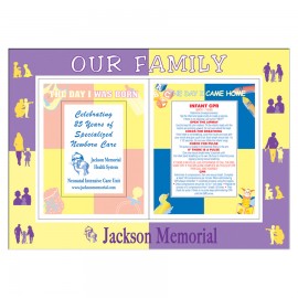 Magnetic Photo Frame w/Double Rectangle Cut Out with Logo  Magnetic Photo Frame w/Double Rectangle Cut Out with Logo