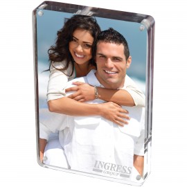 Prato - Two Sided Acrylic Photo Frame (5"x7") with Logo