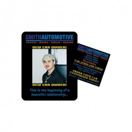 Picture Frame w/ Square Shape Cut-Out Vinyl Magnet - 20mil with Logo  Picture Frame w/ Square Shape Cut-Out Vinyl Magnet - 20mil with Logo