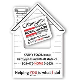 Promotional Stock House Magnetic Photo Frame (4"x3")