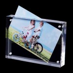 Acrylic Picture Frame With Magnetic with Logo