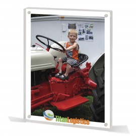 Images Collection - Picture Frame w/ Full Color Image & Magnets with Logo