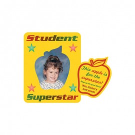 Picture Frame w/ Apple Cut-Out Vinyl Magnet - 20mil with Logo  Picture Frame w/ Apple Cut-Out Vinyl Magnet - 20mil with Logo