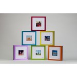 Logo Branded MINIFRAMES: Metal Framed Wall or Desk Award w/Magnetic Back