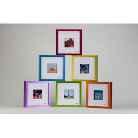 Logo Branded MINIFRAMES: Metal Framed Wall or Desk Award w/Magnetic Back