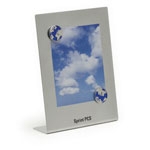 Magnet/ Globe or Star Powder Coated Magnetic Photo Frame Logo Branded