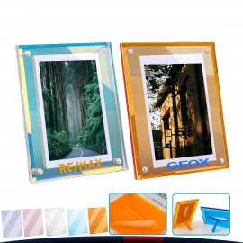 3 Inch Magnetic Acrylic Photo Frame with Logo  3 Inch Magnetic Acrylic Photo Frame with Logo