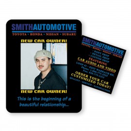 Customized Picture Frame w/ Square Shape Cut-Out Vinyl Magnet - 20mil  Customized Picture Frame w/ Square Shape Cut-Out Vinyl Magnet - 20mil