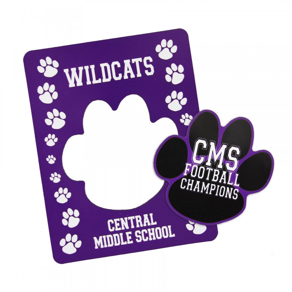 Promotional Paw Printed Photo Frame Magnet Promotional Paw Printed Photo Frame Magnet