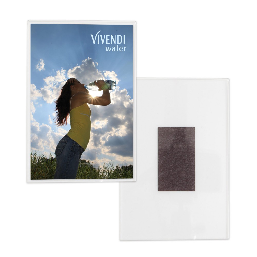 Magnetic Back Picture Frame (4"x6") Custom Imprinted Magnetic Back Picture Frame (4"x6") Custom Imprinted