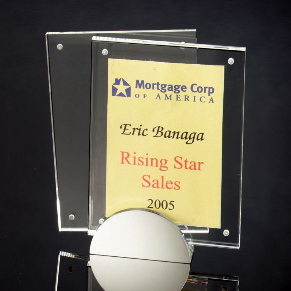 Magnetic Attachment Picture or Document Frames (4"x6"x3/4") with Logo