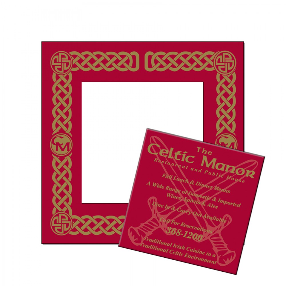 Magnetic Photo Frame w/Square Cut Out with Logo Magnetic Photo Frame w/Square Cut Out with Logo