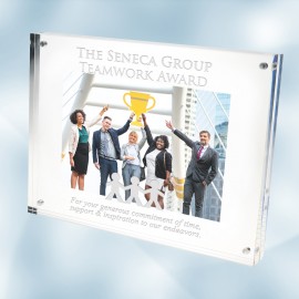 Acrylic Magnetic Photo Frame with Logo  Acrylic Magnetic Photo Frame with Logo