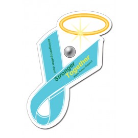 4.75x6.59 Ribbon Shaped Magnets - 20 Mil with Logo