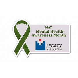 7x4.75 Ribbon Shaped Magnets 20 Mil with Logo