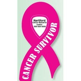 Promotional Awareness Ribbon Outdoor Magnet (3 3/8"x 7 1/2")