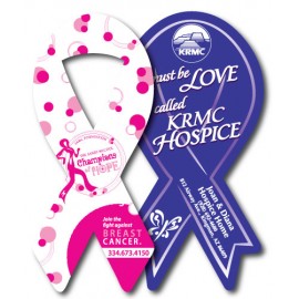 Low Quantity 4"x8" Ribbon Car and Truck Magnet/ 30 Mil with Logo
