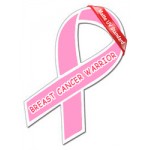 Magnet- 3.8x8 Awareness Ribbon - 55 mil OUTDOOR with Logo