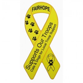 Personalized 8" Awareness Ribbon Magnet - Large