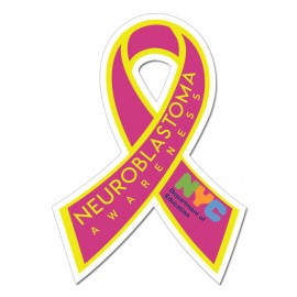 Custom 4.95x6.86 Ribbon Shaped Magnets - 20 Mil