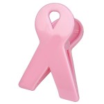 Custom Breast Cancer Awareness Ribbon Magnetic Bag Clip