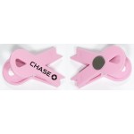 Promotional Jumbo Size Pink Ribbon Magnetic Memo Clip with Strong Grip