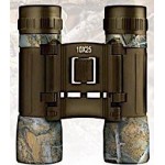 Custom Printed RealTree 10x25 Compact Rubberized Binoculars
