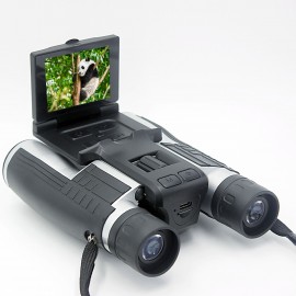 Digital Camera Binoculars with HD Video Recording, 2" LCD Screen with Logo