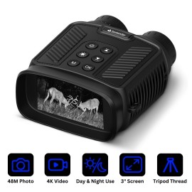 Infrared Night Vision Binoculars with 4K Video and 8x Digital Zoom Logo Branded