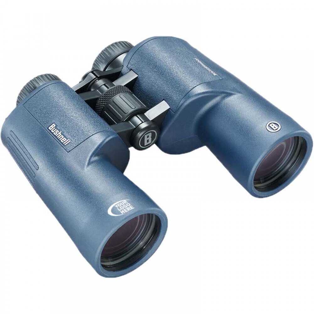 Custom Imprinted Bushnell 7 X 50mm H2O Binocular (Blue)