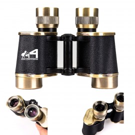 Soviet Brass HD Style Binoculars Logo Branded  Soviet Brass HD Style Binoculars Logo Branded