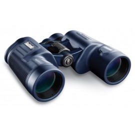 Custom Imprinted Bushnell 12 x 42mm Compact H20 Binoculars (Navy Blue)